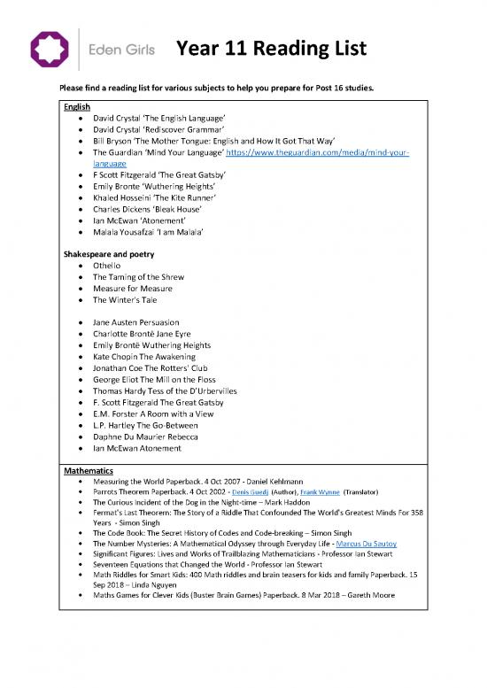 picture1_Measure Pdf Online 106169 | Year 11 Reading List