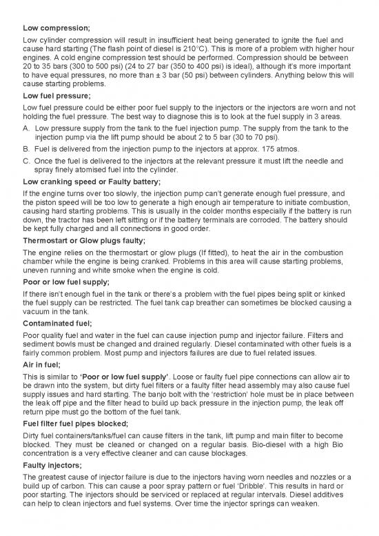 Diesel pdf 107086 diesel engine problems