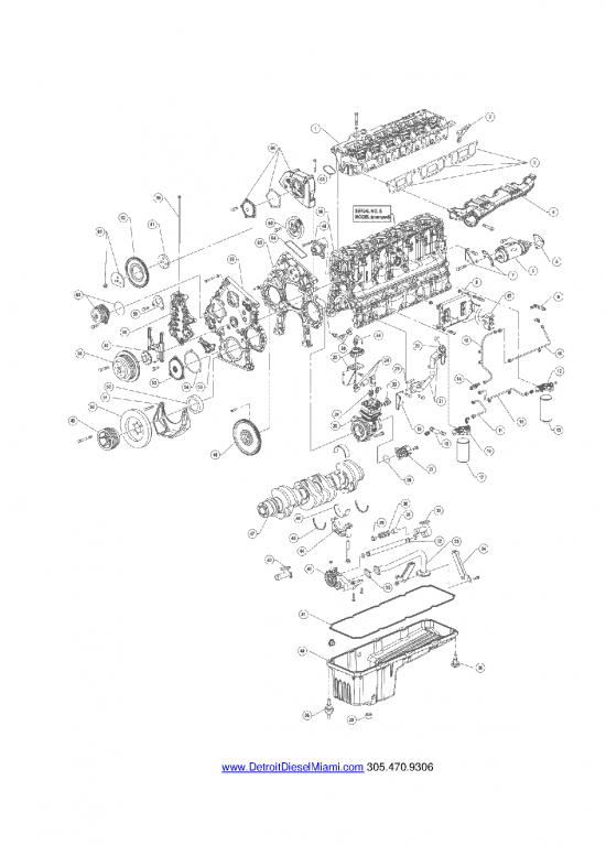 Detroit Diesel Miami Series 60 Parts Catalog