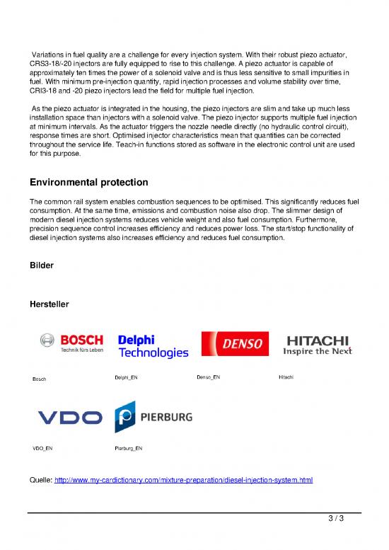 Diesel Pdf 107012 Diesel Injection System