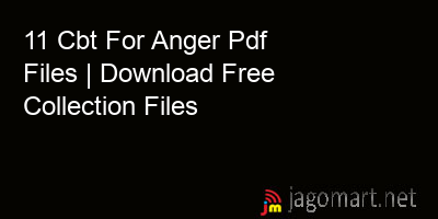 picture 11 Cbt For Anger Pdf Files | Download Free Collection Files