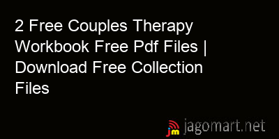 picture 2 Free Couples Therapy Workbook Free Pdf Files | Download Free Collection Files