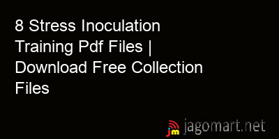 picture 8 Stress Inoculation Training Pdf Files | Download Free Collection Files