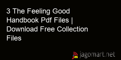 picture 3 The Feeling Good Handbook Pdf Files | Download Free Collection Files