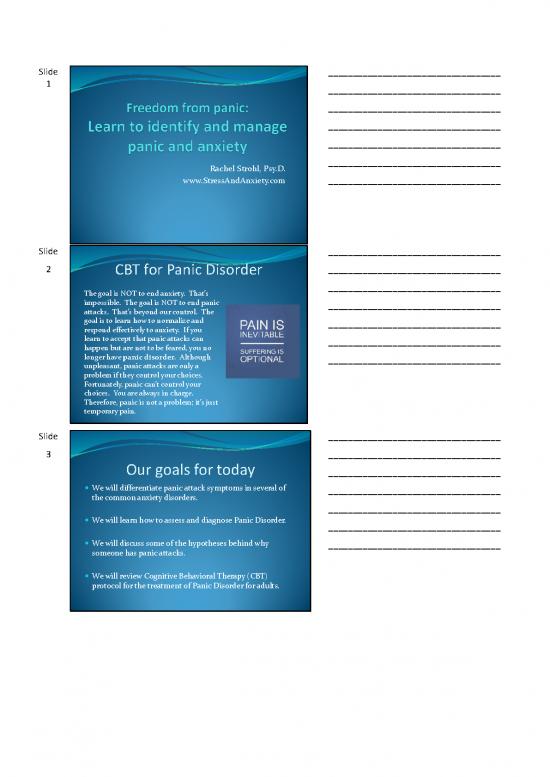 picture1_Cbt For Panic Attacks Pdf 109440 | 062619 Handouts Free From Panic
