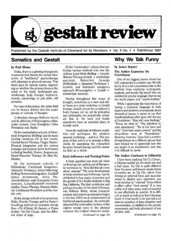 picture_Psychotherapy Pdf 108607 | 1987 Gestalt Review Vol 2 No 1