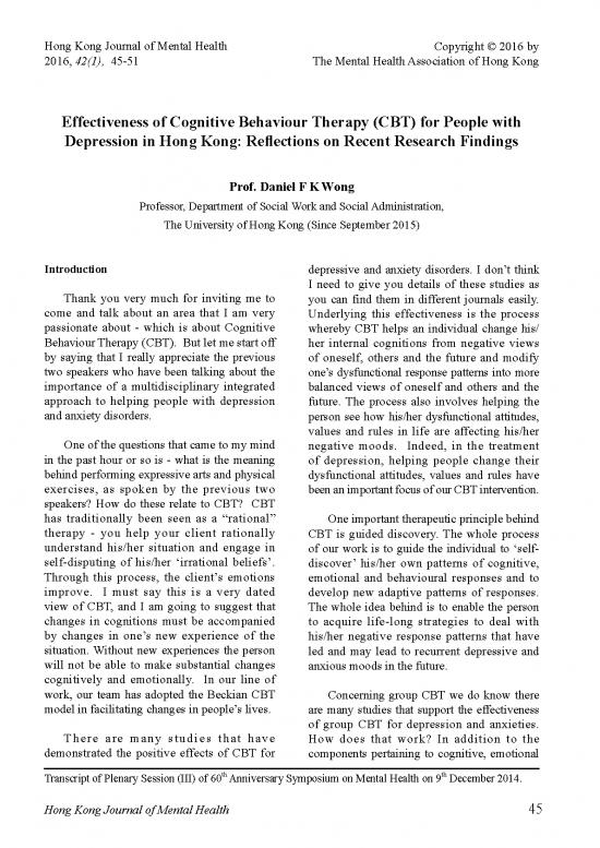 picture1_Cbt For Social Anxiety Pdf 108808 | 2016 421 45 51