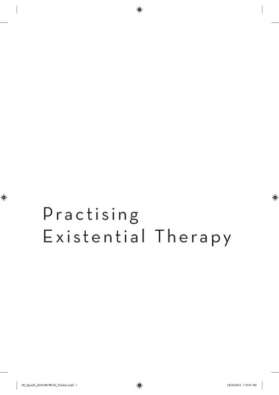 picture_Existential Theory Pdf 109744 | 66677 Spinelli   Practising Existential Therapy