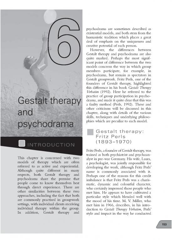 picture1_Existential Theory Pdf 107542 | 6   Gestalt Therapy And Psychodrama