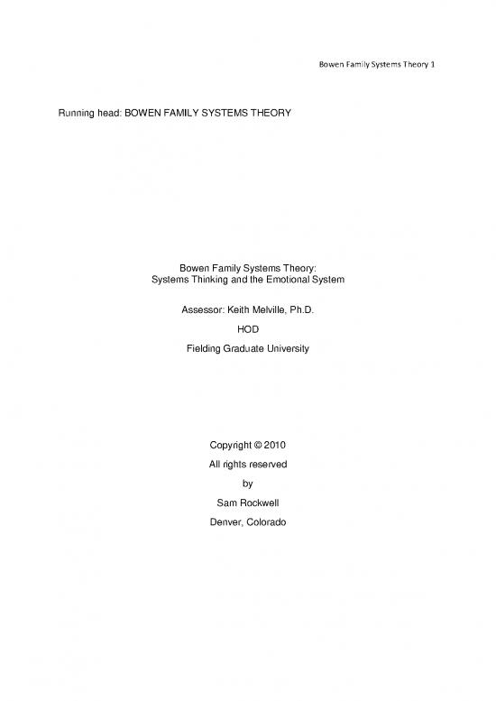 picture1_Family Therapy Pdf 107686 | 703 In Depth  Bowen Family Systems Theory
