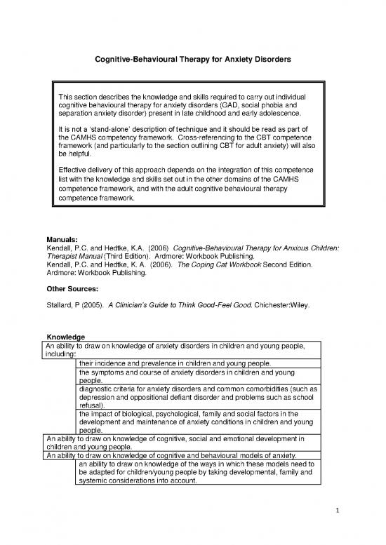 picture Cbt For Social Anxiety Pdf 109093 | Anxiety Cbt Kendall 15th Sept