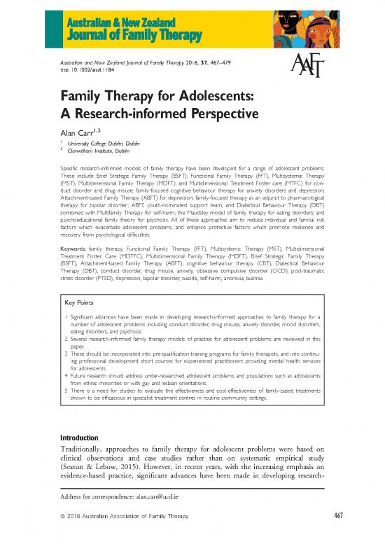 picture1_Dbt Pdf 108791 | Carr 2016 Family Therapy For Adolescents A Research Informed Perspective J5bg