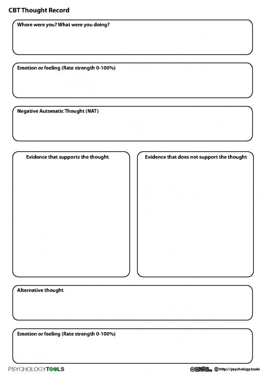 picture Cbt Pdf 108539 | Cbt Thought Record Portrait