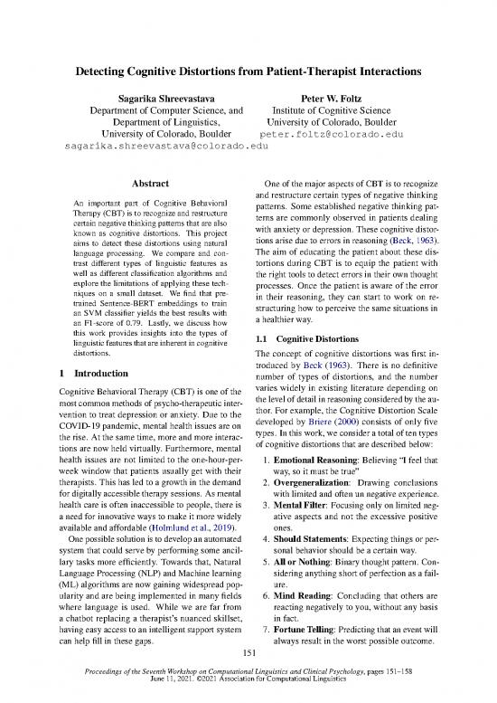 picture1_Cbt Cognitive Distortions Pdf 109172 | Clpsych 17