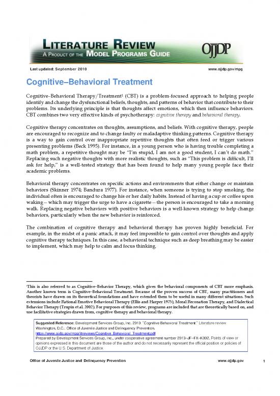 picture1_Cbt Pdf 107547 | Cognitive Behavioral Treatment
