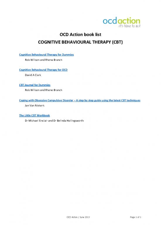 picture Cbt Workbook Pdf 107545 | Cognitive Behavioural Therapy Cbt Book List 1