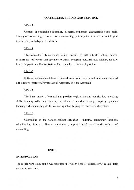 picture Family Therapy Pdf 107730 | Councelling Theory And Practice Full Notes