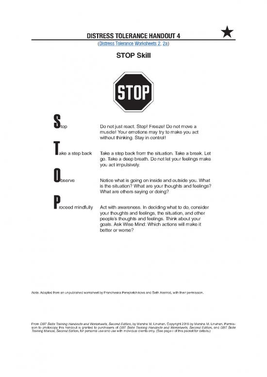 picture Dbt Pdf 108553 | Dbt Distress Tolerance Grp 3 Handouts