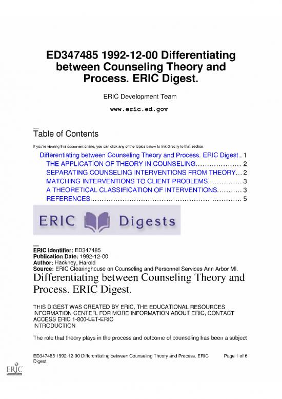 picture1_Theories Of Counseling Pdf 107402 | Ed347485
