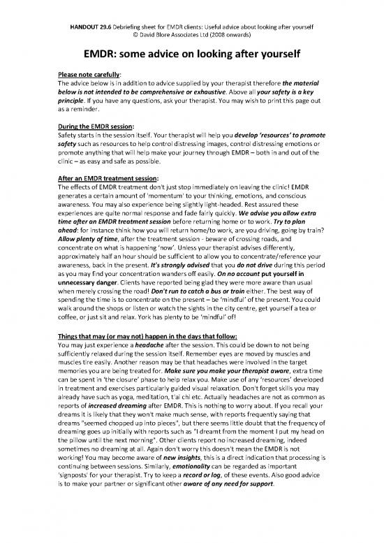 picture Emdr Pdf 108570 | Emdr Self Care 1