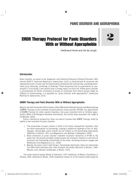 picture1_Emdr Pdf 108951 | Emdr Therapy Protocol For Panic Disorders Horst De Jongh2c 2015 1 1