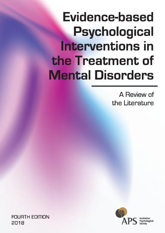 picture List Of Therapeutic Interventions Pdf 108953 | Evidence Based Psych Interventions