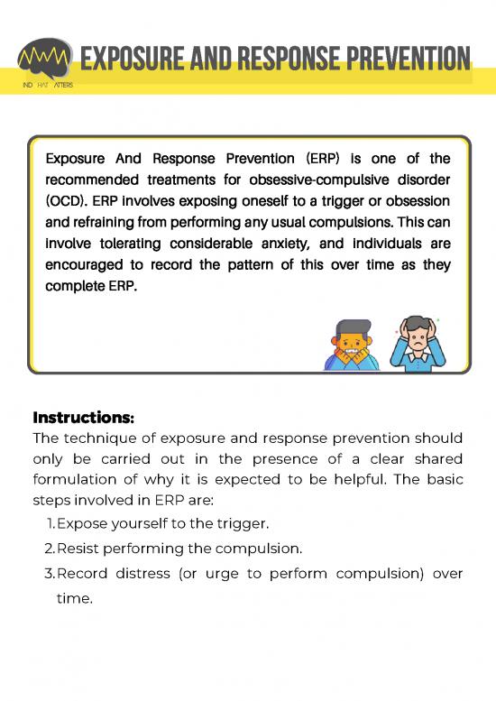 19 Exposure Response Prevention Pdf Files | Download Free Collection Files