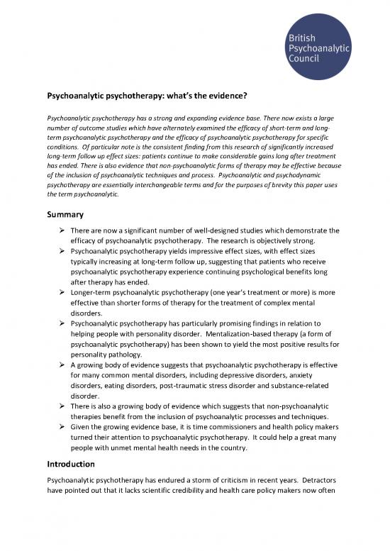 picture1_Psychotherapy Pdf 108388 | Final Overview Evidence Base Briefing June2015