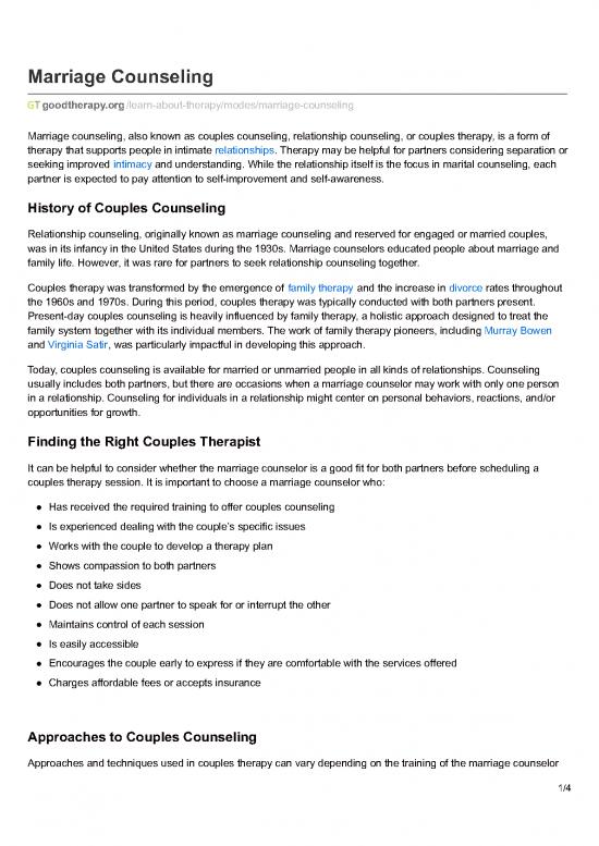 picture1_Theories Of Counseling Pdf 108934 | Goodtheraporg Marriage Counseling