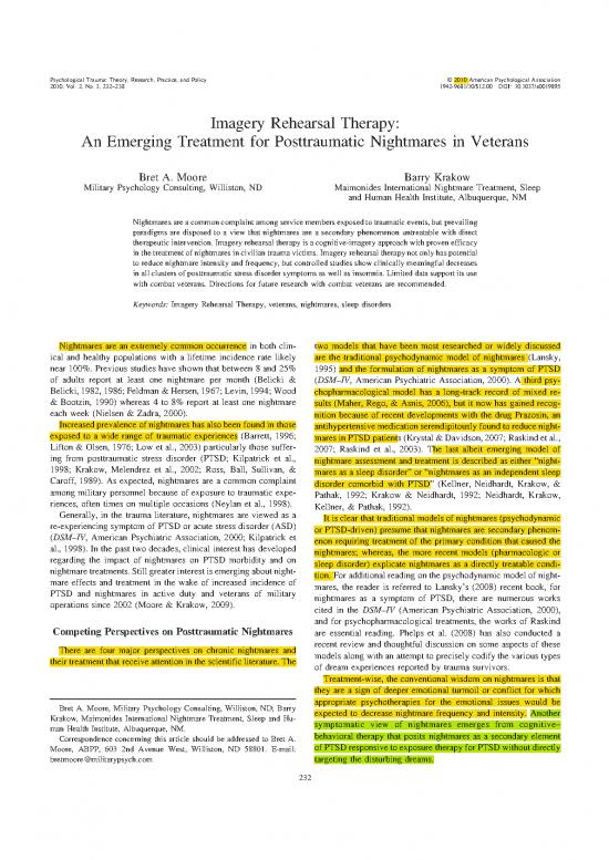 picture_Imagery Rehearsal Therapy An Emerging Treatment For Posttraumatic Nightmares In Veterans 2 1