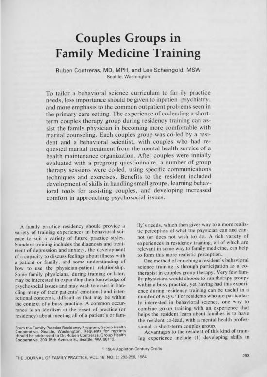 picture_Therapeutic Exercises Pdf 109534 | Jfp 1984 02 V18 I2 Couples Groups In Family Medicine Traini