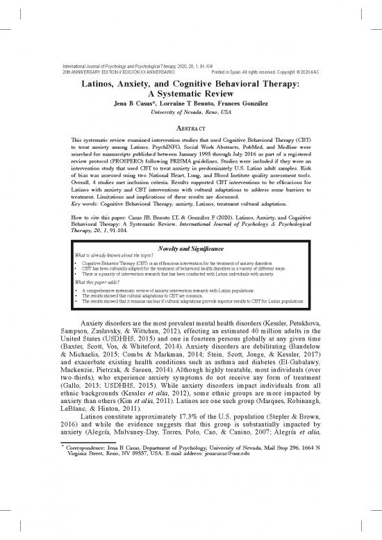 picture Cbt For Social Anxiety Pdf 108703 | Latinos Anxiety And Cognitive Behavioral En