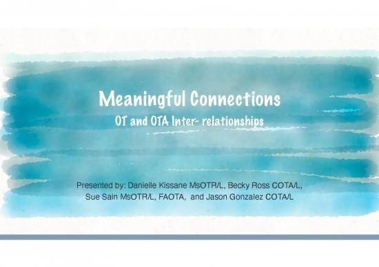 picture_Meaningful Connections Ot And Ota Inter Relationships