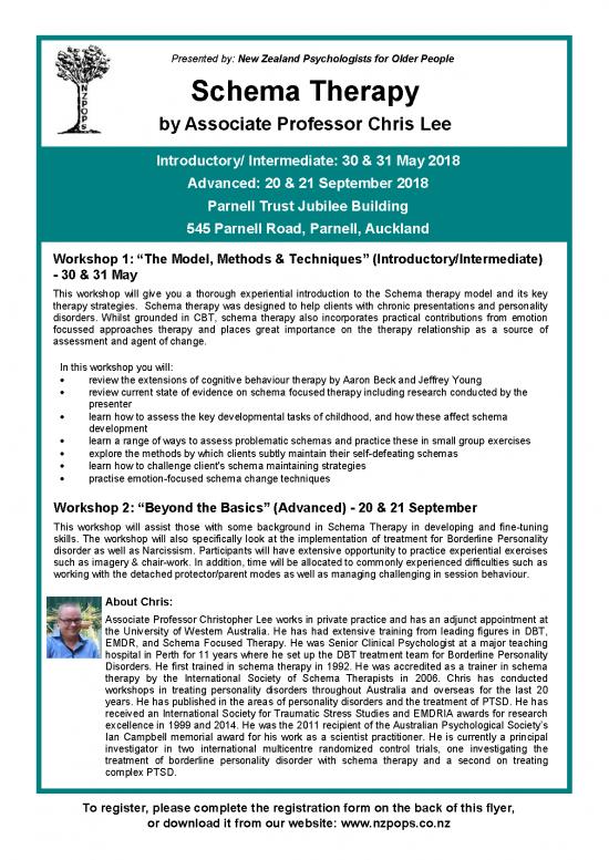 picture1_Cbt Pdf 107543 | Nzpops Schema Therapy Flyer