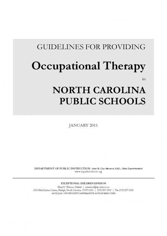 picture1_Education Pdf 108794 | Occupational Therapy Guidelines