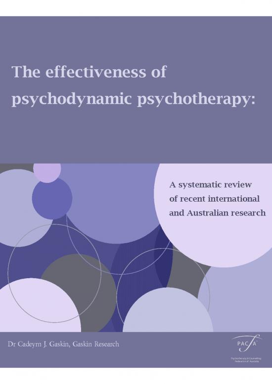 picture Psychotherapy Pdf 108637 | Pacfa Psychodynamic Psychotherapy Lit Review