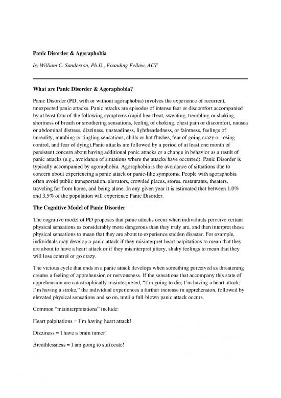 picture_Panic Disorder And Agoraphobia