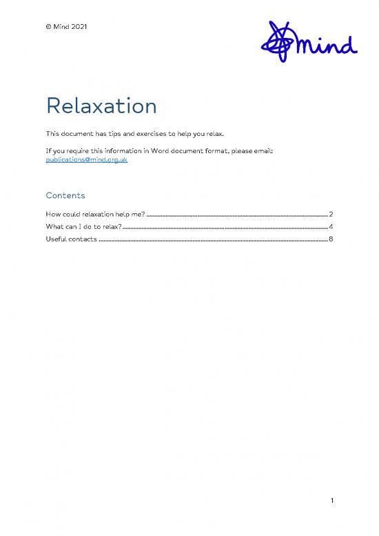 picture1_Therapeutic Exercises Pdf 108817 | Relaxation 2021