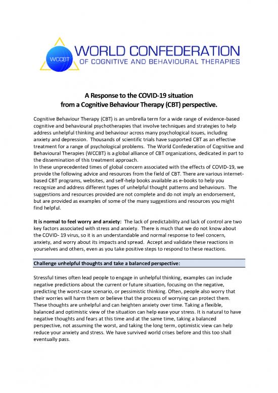 picture Cbt Pdf 107946 | Response To Covid 19 A Cbt Perspective 1