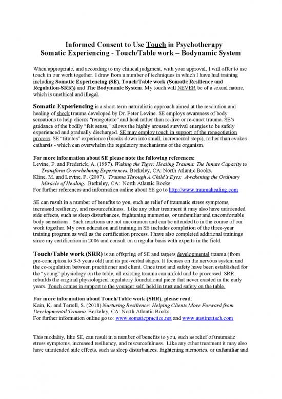 picture Psychotherapy Pdf 108314 | Somatic Informed Consent