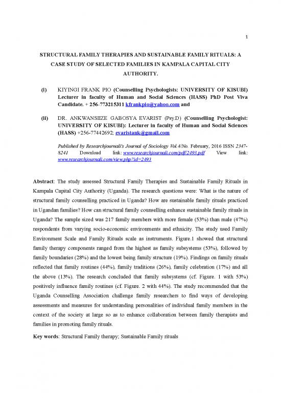 picture Family Therapy Pdf 107729 | Structural Family Therapies And Sustainable Family Rituals