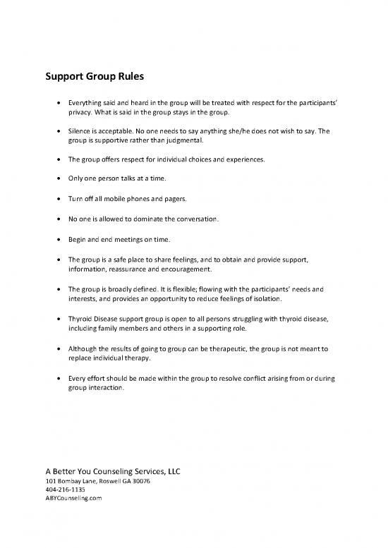 picture Family Therapy Pdf 107949 | Support Group Rules