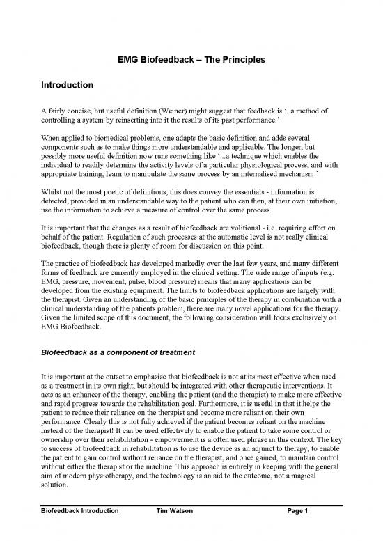 picture Biofeedback Pdf 108084 | Tim Watson Biofeedback Intro