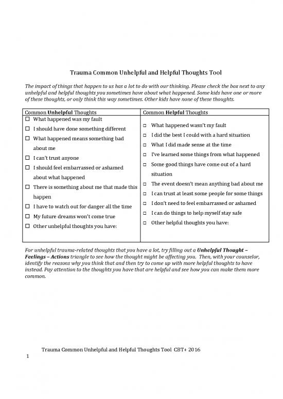 picture_Trauma Common Unhelpful Helpful Thoughts Tool 2016