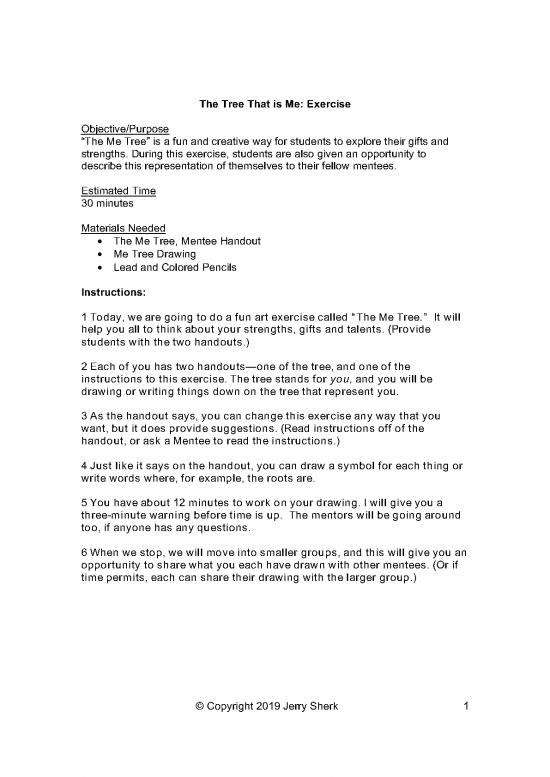 picture_Art Therapy Pdf 108800 | Tree That Is Me Instructions Drawing 2019