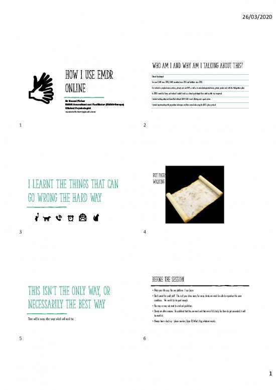 picture Emdr Pdf 108043 | Using Emdr Online Handouts Naomi Fisher