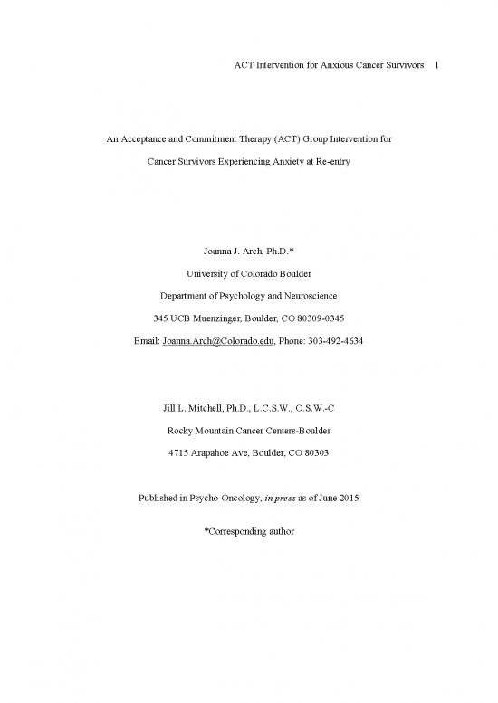 picture_Study Pdf 108466 | Valued Living For Survivors Pilot Study Final Psycho Oncology Pub For Posting