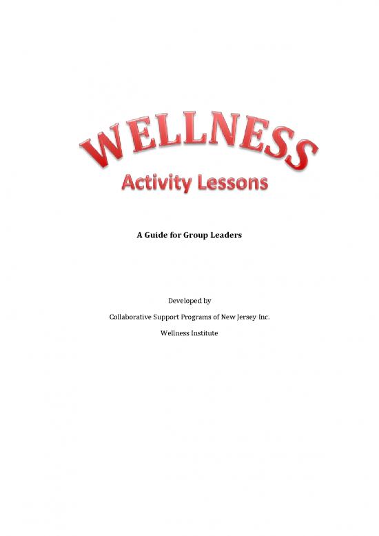 picture Group Therapy Pdf 107709 | Wellness Activity A Guide For Group Leaders
