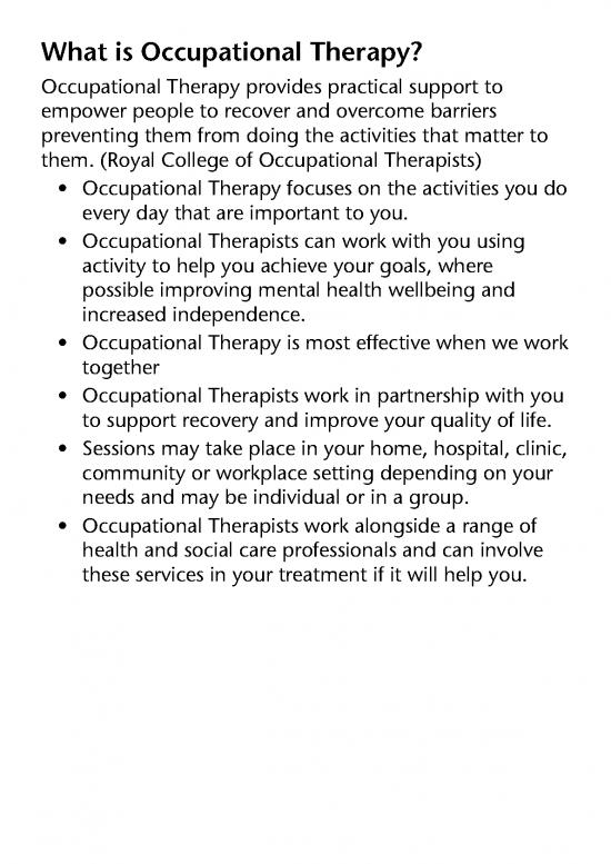 Therapeutic Community Pdf 108856 | Mental Health Occupational Therapy ...