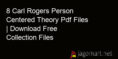 picture 8 Carl Rogers Person Centered Theory Pdf Files | Download Free Collection Files
